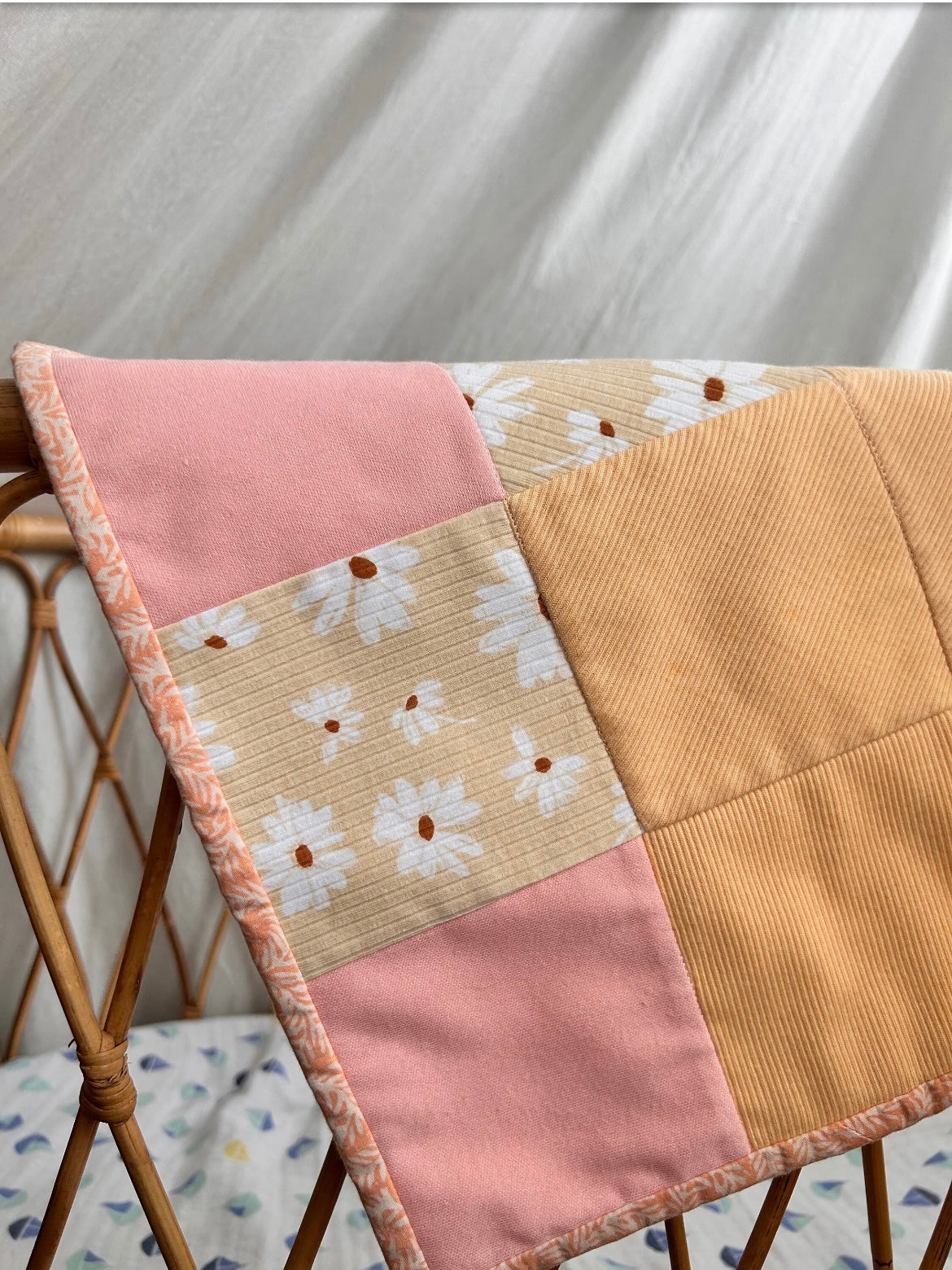 Mini Keepsake Memory Quilt - 4inch square blocks