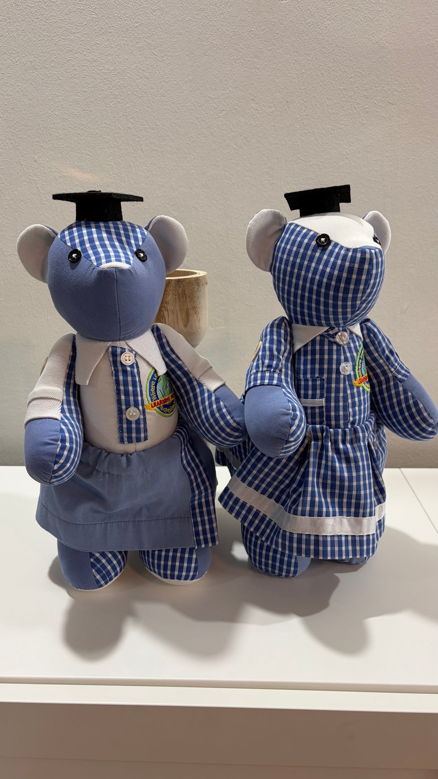 Customised Graduation Bear Singapore | Memory School Bear from Uniform