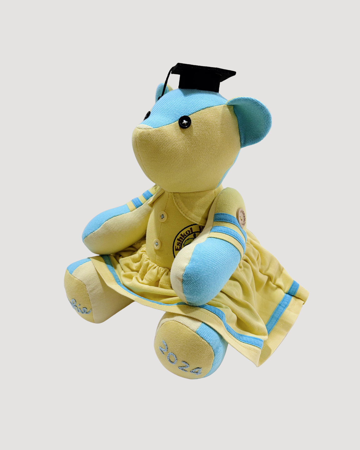 Customised Graduation Bear Singapore | Memory School Bear from Uniform