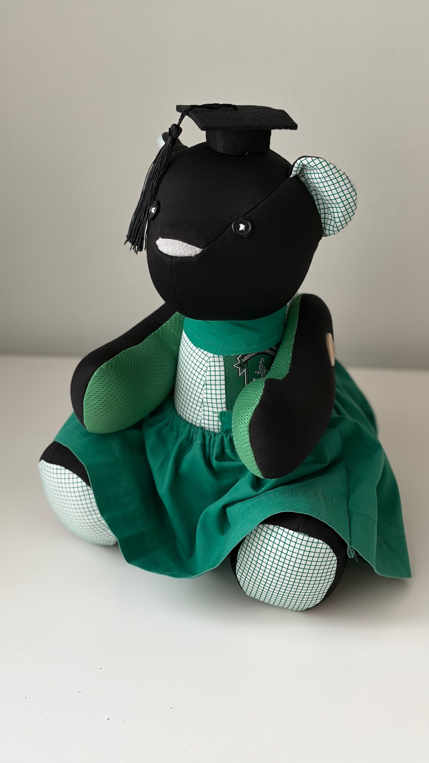 Customised Graduation Bear Singapore | Memory School Bear from Uniform