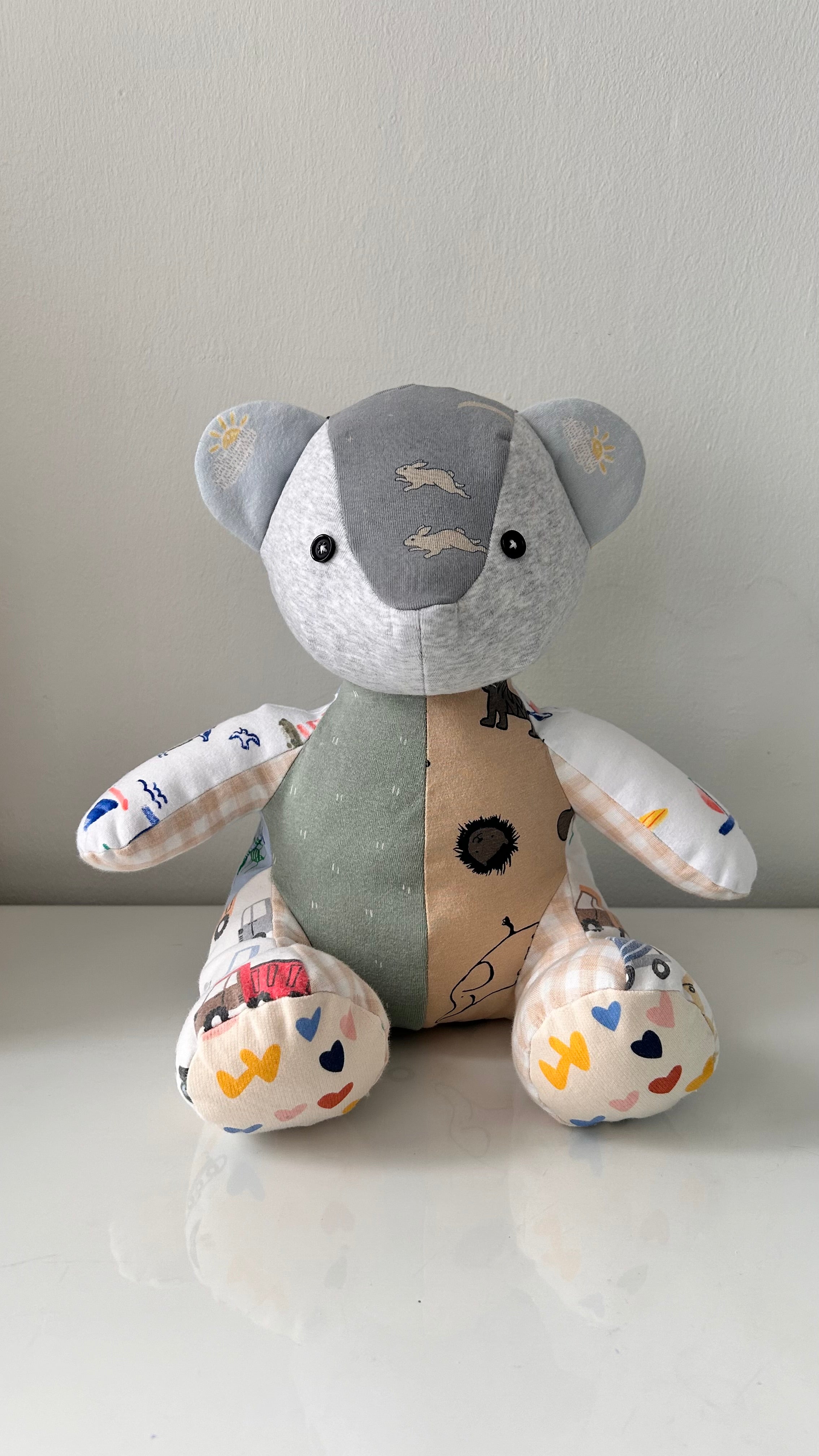 Keepsake Bear Patchwork Handmade Keepsakes