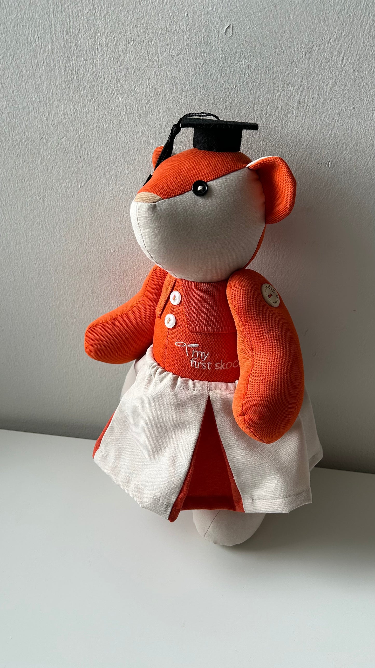 Customised Graduation Bear Singapore | Memory School Bear from Uniform